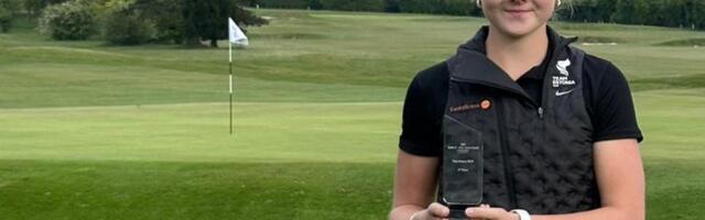 Golfimängija Kristella Sikk pääses esimese eestlasena Inglismaa tippturniiril poodiumile