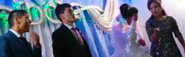 Raevunud peigmees tõstis külaliste ees pruudi vastu kätt