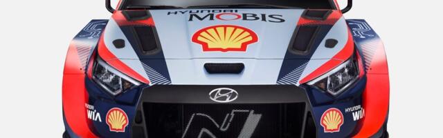 Hyundai avalikustas uue Rally1 2022 WRC hübriidralliauto