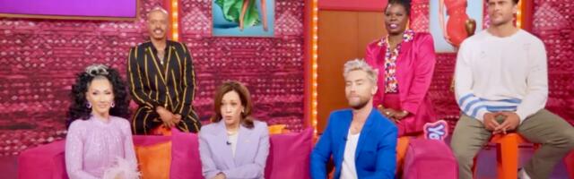 Kamala Harris teeb kampaaniat transvestiidisaates