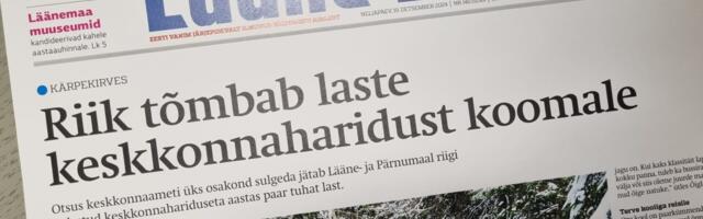 Lääne Elu paberleht täna lugejateni ei jõua