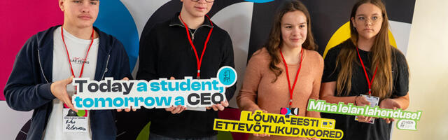 Lõuna-Eesti Idee Labor innustas 150 noort oma ideid järgmisele tasemele viima