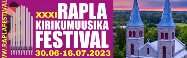 Rapla Kirikumuusika Festival toimub sel aastal 30.06-16.07.2023