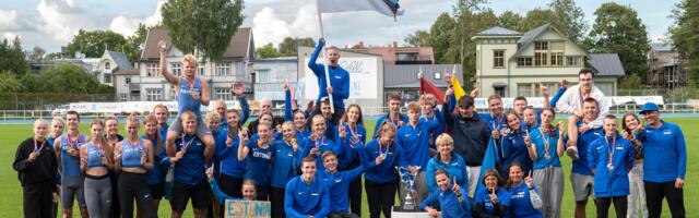 U20 Eesti koondis naasis Balti meistrivõistlustelt võidukalt