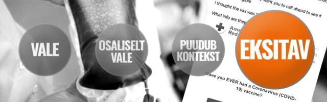 FAKTIKONTROLL | Vaktsiin ei kandu doonorveres edasi ega „saasta“ annetatud verd