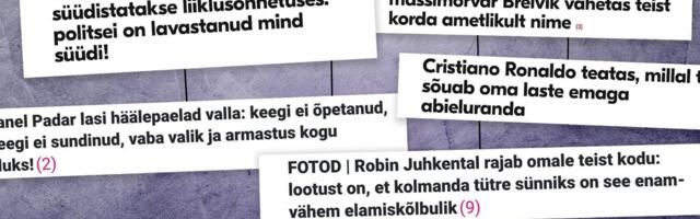 MEEDIAKRIITIKA | Just see ajakirjandusväljaanne paneb enim pealkirjadeks klõpsumagneteid...