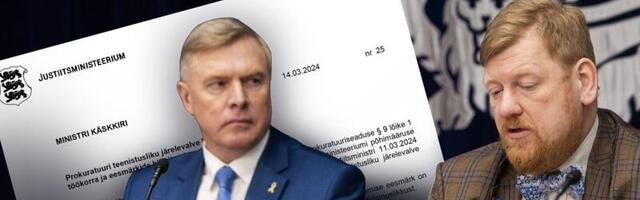 Ridade vahel: justiitsminister Laaneti käskkiri reedab, mida komisjon peaprokurör Parmase kohta otsib