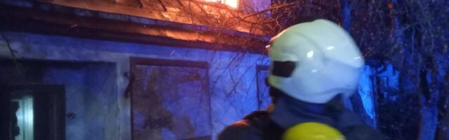 Tartus põles mahajäetud maja ja Tartumaal kulu