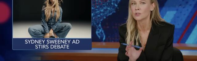 The Daily Show reacts to Republicans defending the Sydney Sweeney American Eagle ad