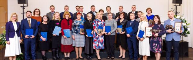 Ministeerium tunnustas valdkonna edendajaid teenetemärkidega