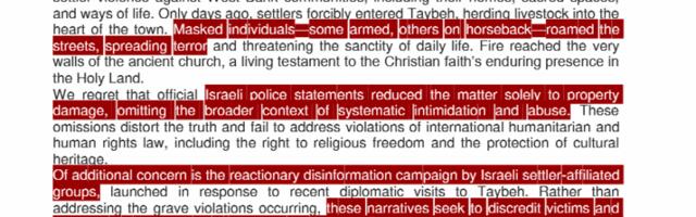 Jeruusalemma kohalike kirikute patriarhide ja juhtide avaldus – Püha Maa kristlased on suures ohus