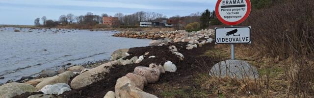 KOMMENTAARIDETA: Haabneeme rannaotsa kallasrada 7. aprillil 2024