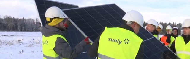 Компания Sunly построит в Ляэнемаа солнечный парк мощностью 244 MВт