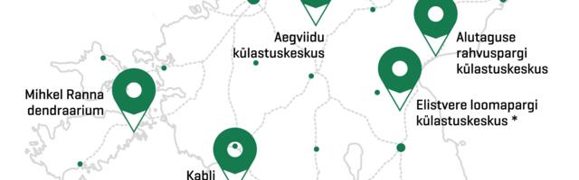 RMK külastuskeskused kutsuvad meisterdama, matkama ning valguskunsti nautima