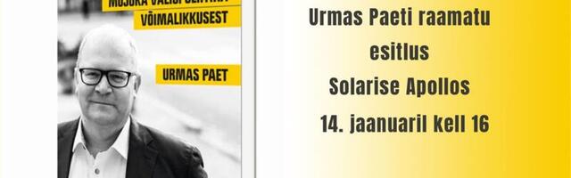 Urmas Paet esitleb raamatut Euroopa Liidu välispoliitikast