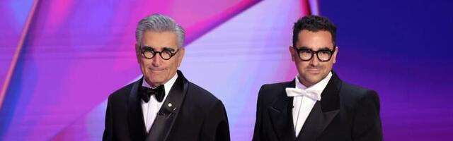 Dan and Eugene Levy's Emmys opening monologue was classy as hell