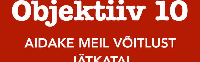 JÕULUKAMPAANIA 2025 ⟩ Markus Järvi: 10 aastat Objektiivi – vastupanu kestab teie abiga edasi!