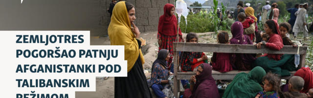 Zemljotres pogoršao patnju Afganistanki pod talibanskim režimom