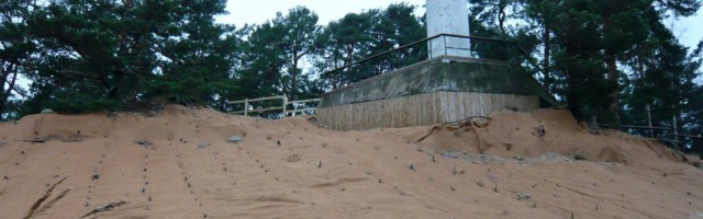 Rannapungerja tuletorni ohustab taas ümberkukkumine