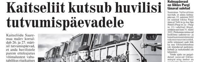 Meie Maa 21. märts 2022