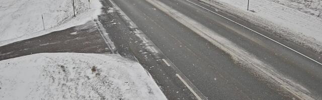 Hoiatus! Maha sadas kuni 5 cm lund, teed on mitmel pool väga libedad