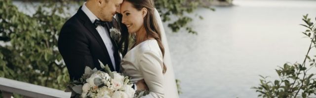 ENNE JA NÜÜD FOTOD | Soome peaminister Sanna Marin kandis oma pulmas kleiti, mida ta oli juba kaks aastat varem kandnud