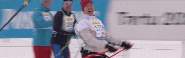 Reporter möllas koos rahvaga 48. Tartu Maratonil.