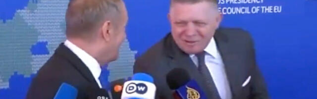 VIDEO: Poola peaminister andis mõista, et venelased on jätkuvalt Euroopa Ülemkogu saalis