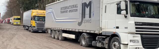 Leedu piiri sulgemine andis tagasilöögi, kuna Valgevene konfiskeerib veokid