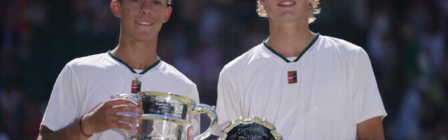 Endise maailma esireketi poeg sai Wimbledoni finaalis napi kaotuse