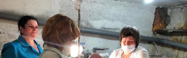 Ukraina naised sünnitavad plahvatuste taustal ja varjendites