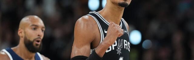 Spurs alistas Wembanyama kaksikduubli toel Timberwolvesi ja on edasipääsust võidu kaugusel