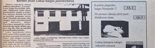 SÕNUMITOOJA 1994 – Lood Lok­sa haig­last, Kuu­sa­lu rah­va­ma­jast, Ala­ve­re ma­jast