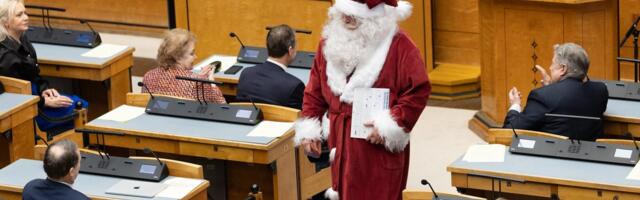 Traditsioon saab läbi. Jõuluvana ei tule riigikogu sügisistungjärgu viimasele istungile
