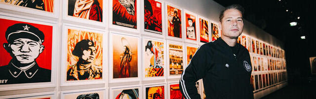 ФОТО: в Fotografiska открылась выставка американского уличного художника Шепарда Фейри