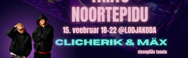 Laupäeval esineb Tartu noortepeol räpiduo Clicherik x Mäx