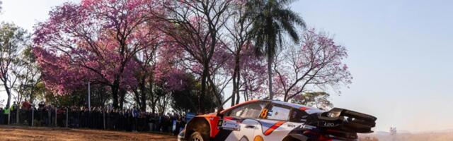 Paraguay ralli avapäeva järel juhib Rovanperä, Tänak kolmandal kohal