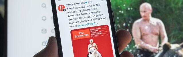 FOTO | Sotsiaalmeedia kihab_ The Economisti kaanel on kujutatud Donald Trumpi viisil, mis meenutab Putini kuvandit