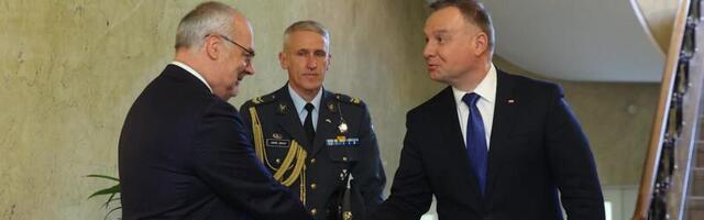 Reporter: President Alar Karis kohtus Poola riigipea Andrzej Dudaga