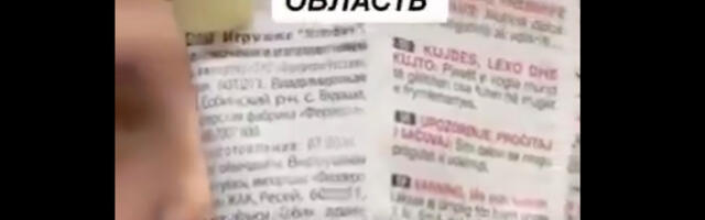 VIDEO: ukrainlanna sattus raevu, kuna Kinderi üllatusmunad on tehtud Venemaal
