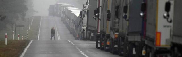 Valgevene keelustas Leedu ja Poola rekkad – need jäid riiki kinni