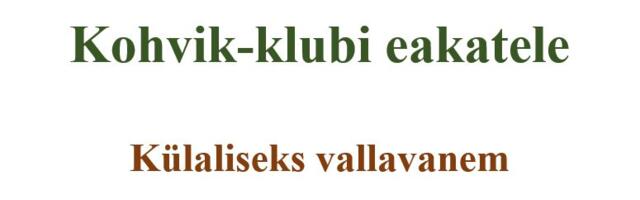 Kohvik-klubi eakatele 27.11.2024. Külas vallavanem Riivo Noor