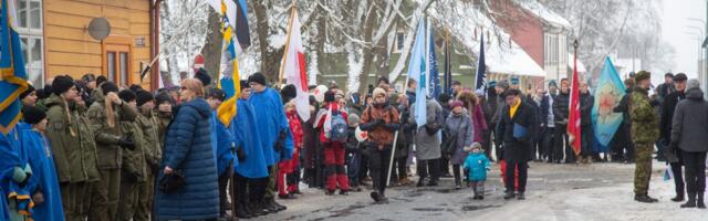 Vabariigi 106. aastapäeva tähistamine Viljandis