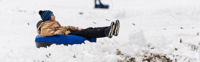 FOTOD | Tartu lumepargis lustiti lumevaesest vastlapäevast hoolimata