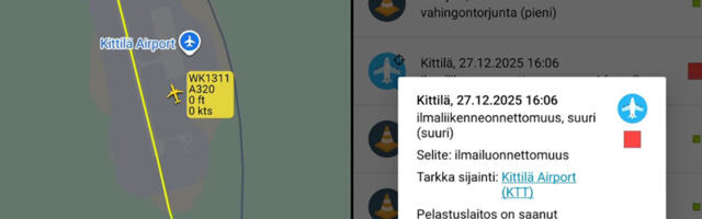 Soomes oli suur lennuliiklusõnnetus