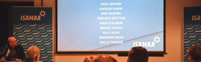 Isamaa Raplamaa piirkonna juhina jätkab Heiki Hepner