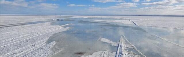 Transpordiamet sulges Hiiumaa-Saaremaa jäätee