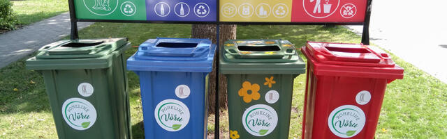 Omavalitsuste tulemused on drastiliselt erinevad: biojäätmeid satub endiselt liiga palju segaolmesse