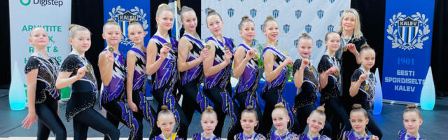 Haapsalu võimlejad tulid festivalilt kullaga