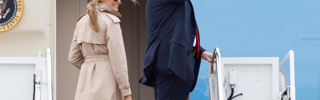 VIDEOD | Suurbritannias visiidil viibiv Donald Trump sai protestijatelt ebameeldiva üllatuse